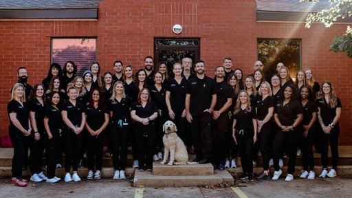 The Spero Clinic team outside the clinic in Fayetteville, Arkansas